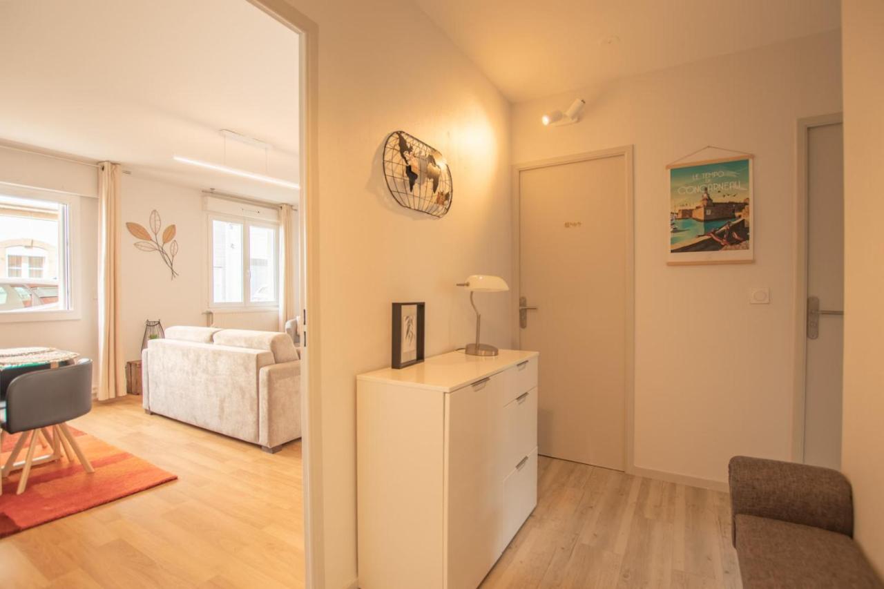 Appartement Hyper Centre Avec Garage Prive Concarneau Ngoại thất bức ảnh
